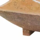 lavatório Iria pedra natural, 50x30x16 cm Viadurini