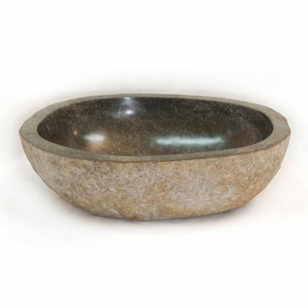 Lavatório de pedra natural Kai, uma peça Viadurini