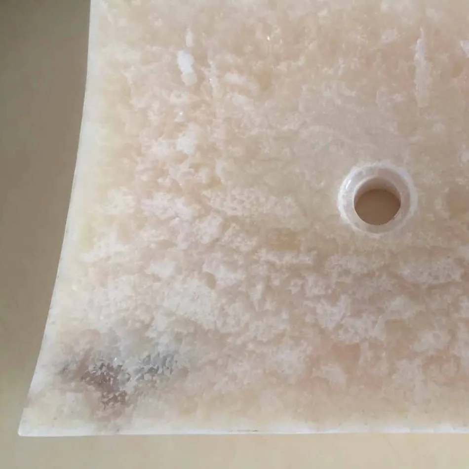 Lavatório de pedra natural Onyx Amor, peça única Viadurini