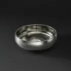 Lavatório de apoio em Raku Clay Platinum Finish Made in Italy - Ribano Viadurini