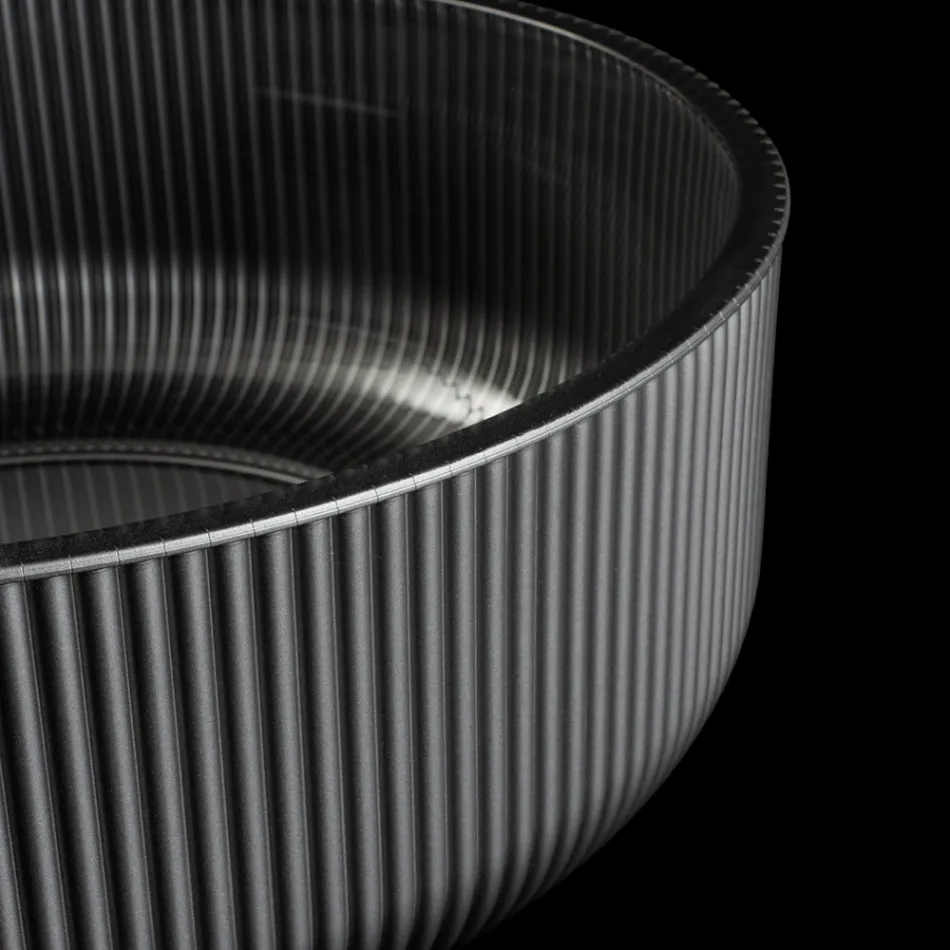 Pia de bancada em vidro veneziano revestido com resina e pintado - Excelsior Viadurini