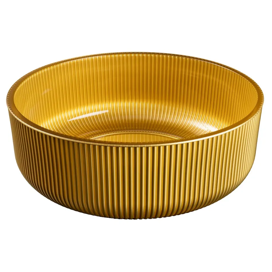 Pia de bancada em vidro veneziano revestido com resina e pintado - Excelsior Viadurini