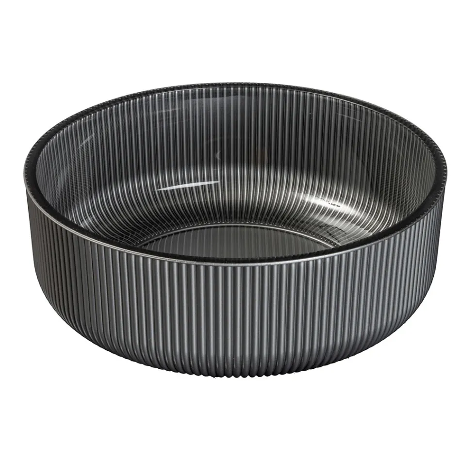 Pia de bancada em vidro veneziano revestido com resina e pintado - Excelsior Viadurini