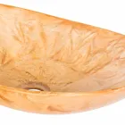 Lavatório de apoio moderno em resina - Malegno Viadurini