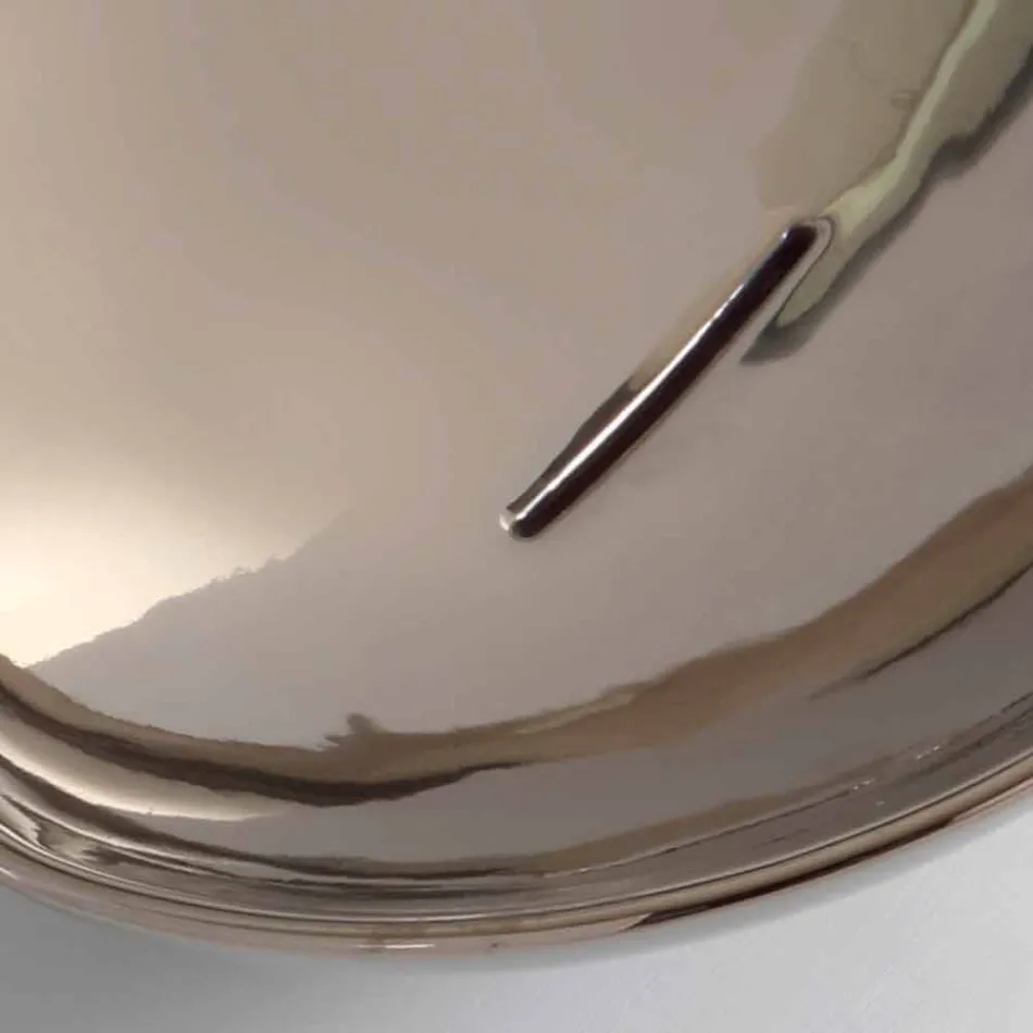 Lavatório de cerâmica moderna bancada feita na Itália Viadurini