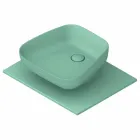 Lavatório de cerâmica moderna de bancada em Itália, Reale Viadurini