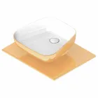 Lavatório de cerâmica moderna de bancada em Itália, Reale Viadurini