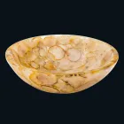 Pia bancada moderna em resina artificial e pedra de ágata Petra Viadurini