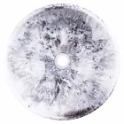 Lavatório moderno de bancada em resina marrom e preta - Dogliola Viadurini