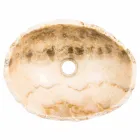 Lavatório de bancada feito à mão de pedra ônix - Barolo Viadurini