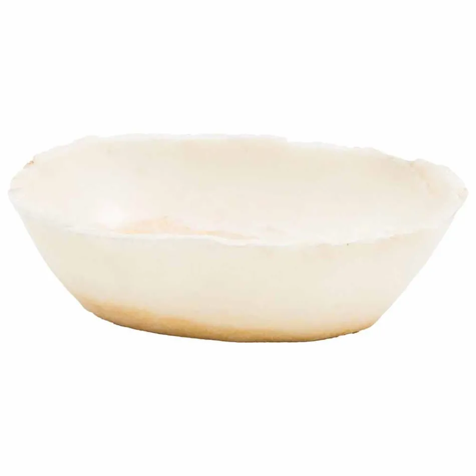 Lavatório de bancada feito à mão de pedra ônix - Barolo Viadurini