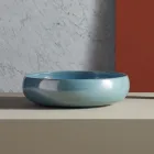 Lavatório de apoio para banheiro em argila de fogo Made in Italy - Tallone Viadurini