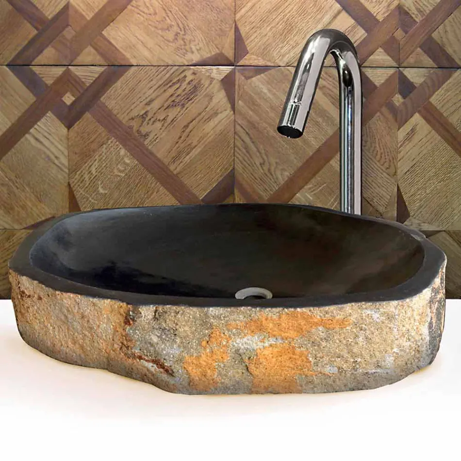 Suporte para bancada em basalto Hassan Viadurini