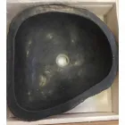 Misturador de lavatório de bancada em basalto Hassan Viadurini