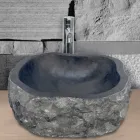 Suporte para bancada em mármore preto Mumbai Viadurini