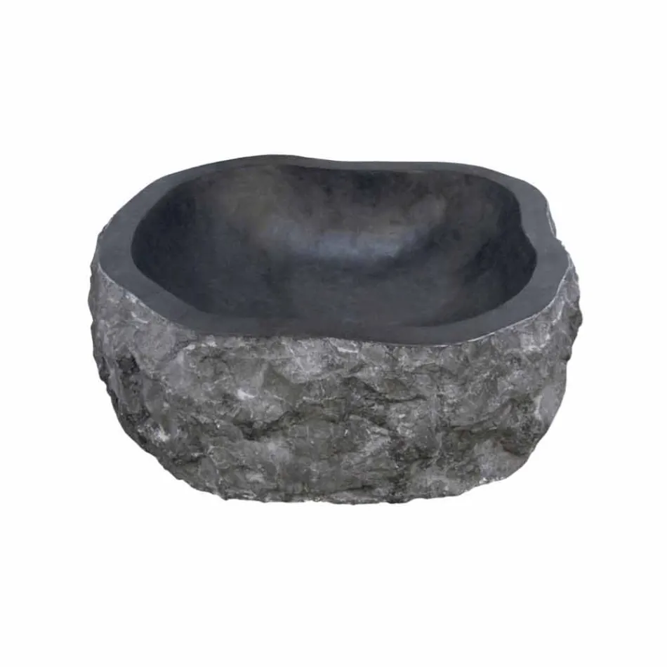 Suporte para bancada em mármore preto Mumbai Viadurini