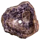 Lavatório de apoio produzido à mão em pedra de ametista, Vidor Viadurini