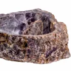 Lavatório de apoio produzido à mão em pedra de ametista, Vidor Viadurini