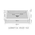 Suporte de bancada Retangular Pedra Cinza Natural Satun Viadurini