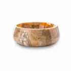 Lavatório Redondo de Bancada em Pure Onyx Unique Design - Ramiro Viadurini