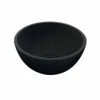 Suporte de bancada Tondo em basalto preto Kali Viadurini