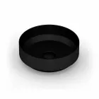 Lavatório de cerâmica redondo moderno de cerâmica feito na Itália, Yoel Viadurini