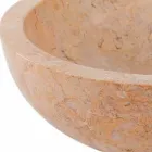 de lavatório redondo em pedra natural Red Job Viadurini