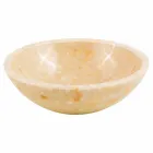 Lavatório de apoio redondo em Kilian honey onyx stone Viadurini