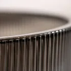 Lavatório redondo de apoio em vidro veneziano Plissè Made in Italy - Zircon Viadurini