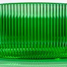 Lavatório redondo de apoio em vidro veneziano Plissè Made in Italy - Zircon Viadurini