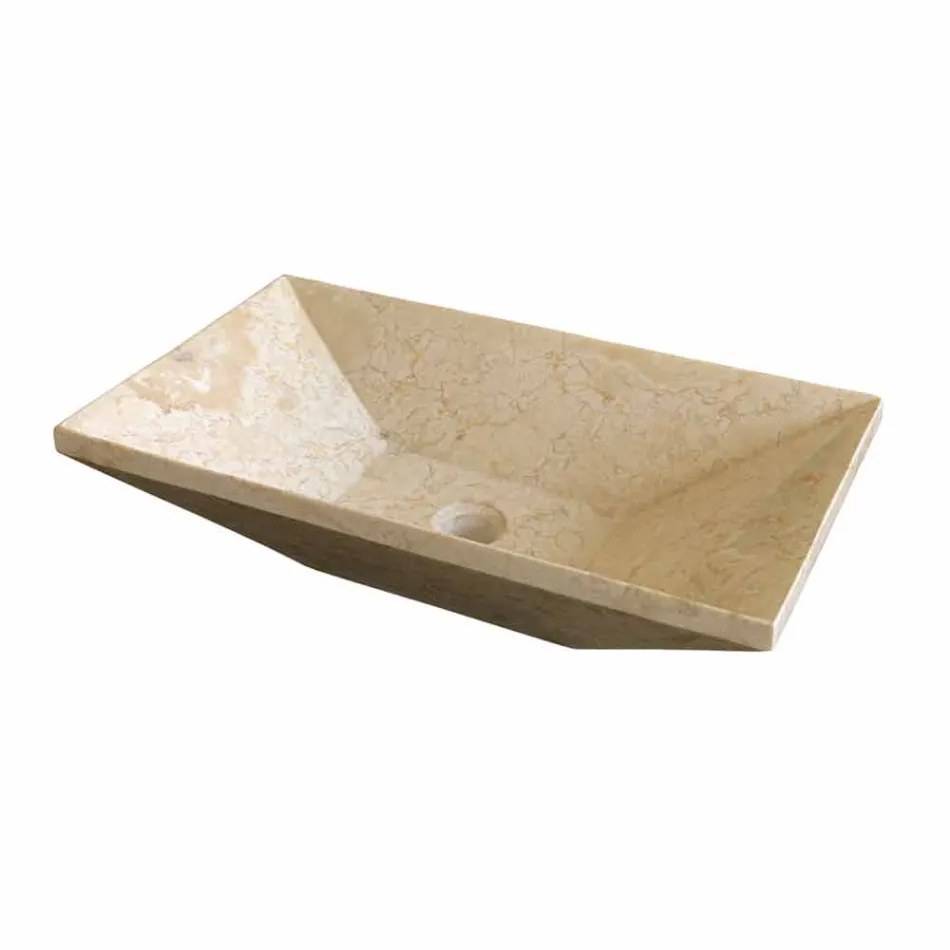 Suporte de bancada Pedra angular Stone Natural Wok bege Viadurini