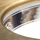 Lavatório de barro embutido de argila barroco feito à mão na Itália, Egeu Viadurini