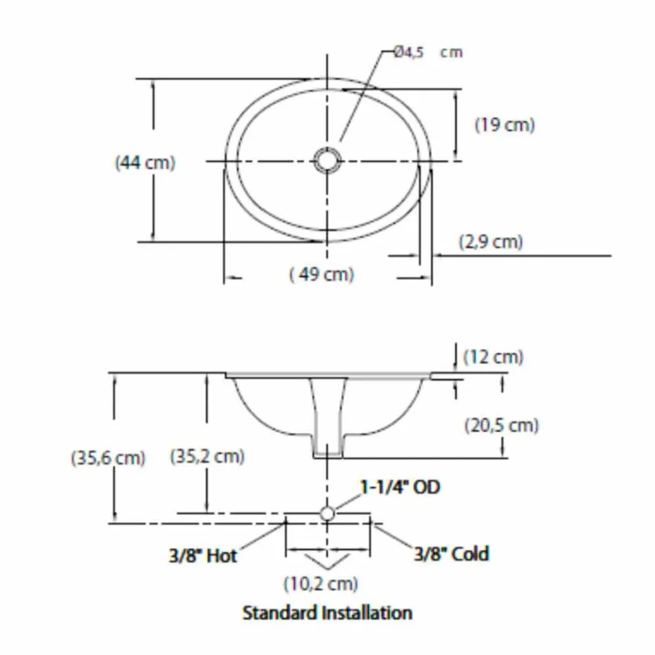 Lavatório de barro embutido de argila barroco feito à mão na Itália, Egeu Viadurini