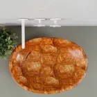 Lavatório de cerâmica de bancada de design feito na Itália brilhante Viadurini