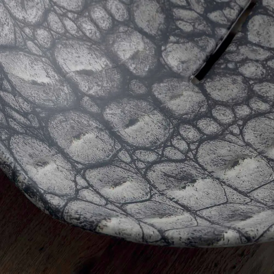 Lavatório de cerâmica de design design feito na Itália Animais Viadurini