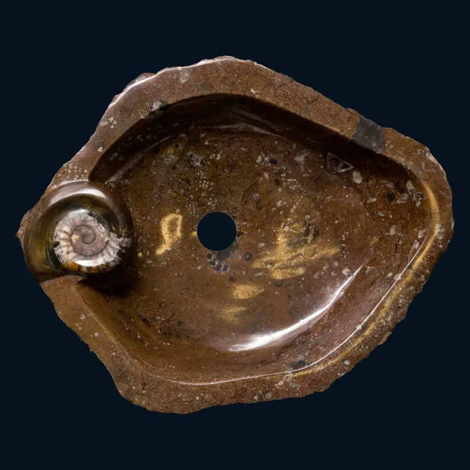 Cuba de design em mármore / de pousar Samir, peça única Viadurini