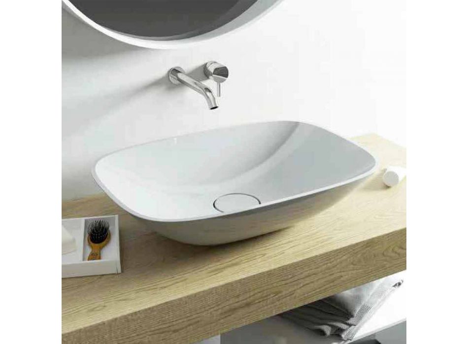 Lavatório autônomo ba banheiro moderno feito na Itália Taormina Medium Viadurini