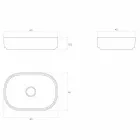 Lavatório de apoio autoportante made in Italy, Formicola Viadurini