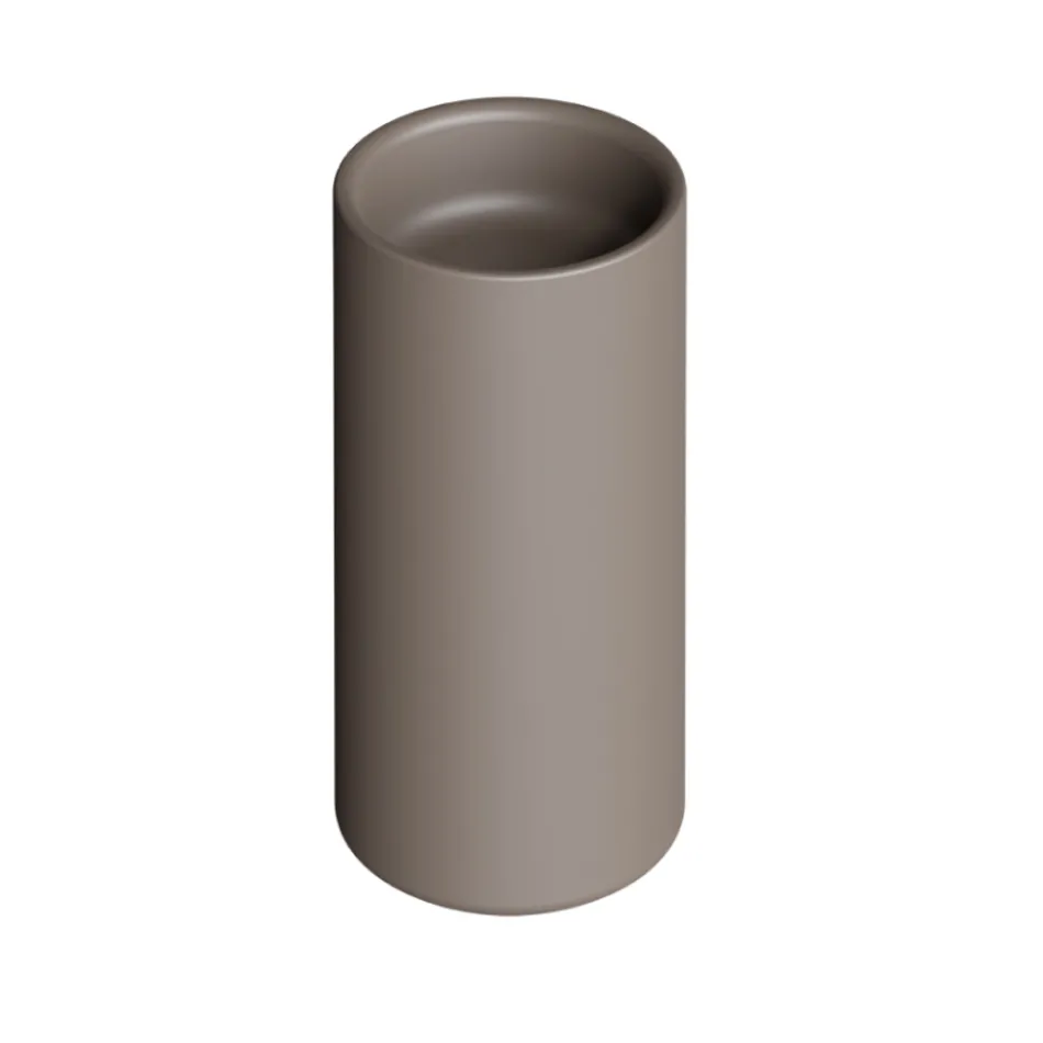 Lavatório de cerâmica autônomo de bancada fabricado na Itália - Ragazza Viadurini