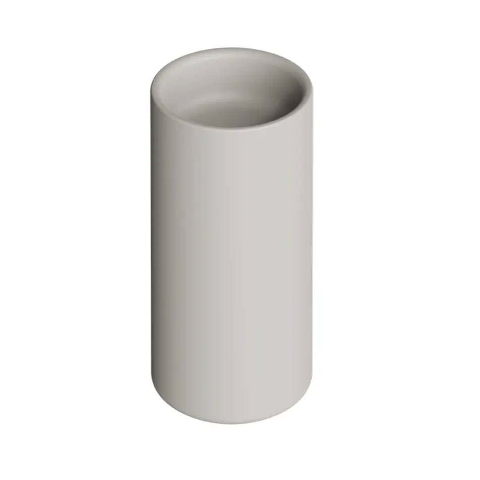 Lavatório de cerâmica autônomo de bancada fabricado na Itália - Ragazza Viadurini