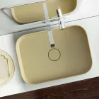 Lavatório autoportante colorido moderno feito na Itália, Formicola Viadurini