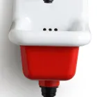 Lavatório autônomo para banheiro em cerâmica branca e colorida 26 cm - Jordan Viadurini