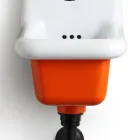 Lavatório autônomo para banheiro em cerâmica branca e colorida 26 cm - Jordan Viadurini