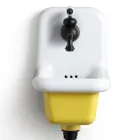 Lavatório autônomo para banheiro em cerâmica branca e colorida 26 cm - Jordan Viadurini