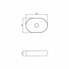 Lavatório autônomo de design de banheiro feito na Itália Dalmine Medium Viadurini