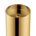 Lavatório Autônomo Design em Aço Inox em Diferentes Acabamentos - Jasmim Viadurini