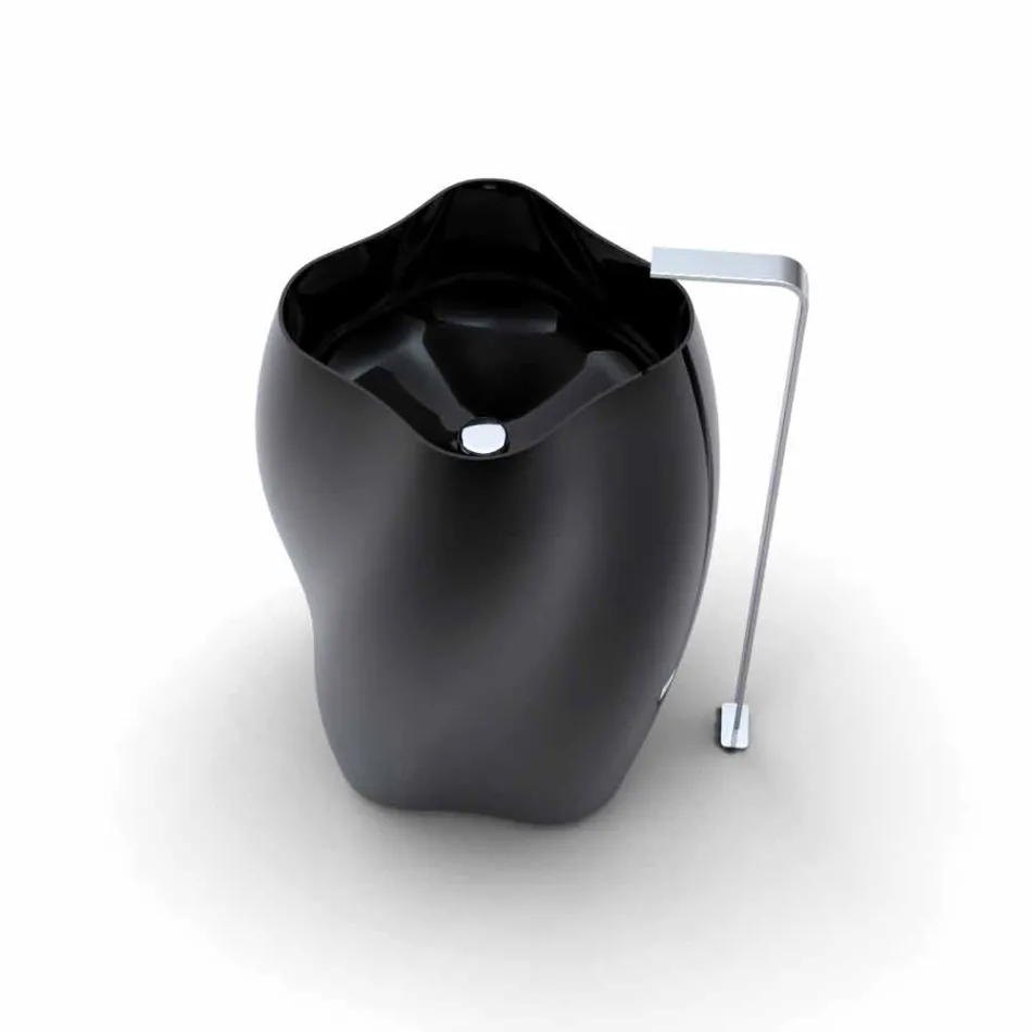 Lavatório autoportante de design moderno Flor feita na Itália Viadurini