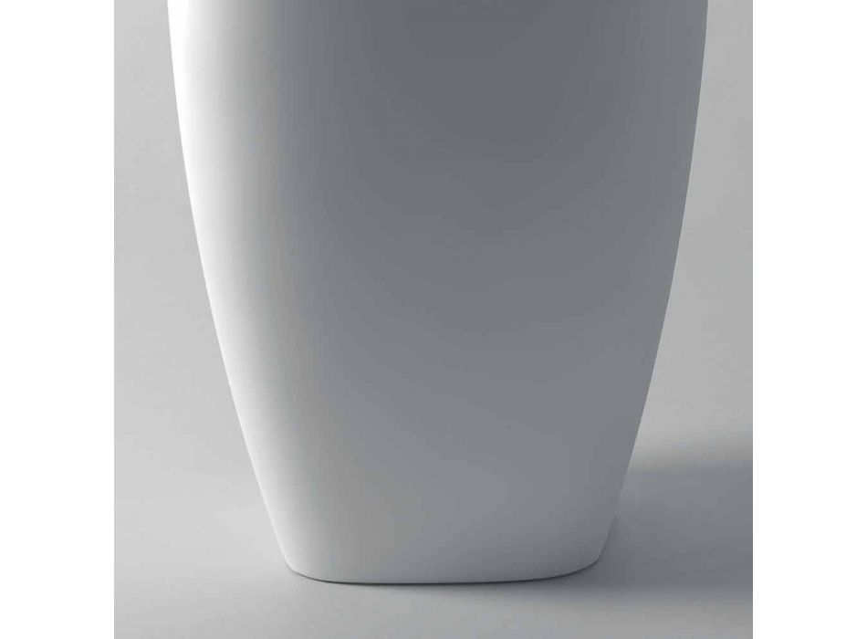 Gais design moderno lavatório autoportante de cerâmica, fabricado na Itália Viadurini