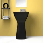 Lavatório autoportante moderno de cerâmica feito na Itália, Firmino Viadurini