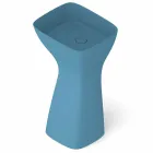 Lavatório autoportante moderno de cerâmica feito na Itália, Firmino Viadurini